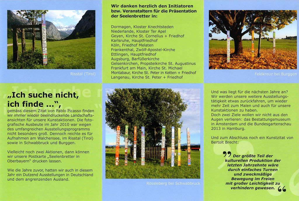 Rundbrief 2010, Innenseite