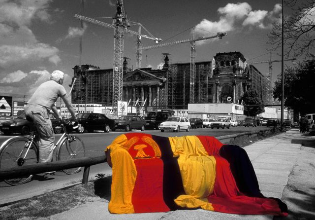 Baustelle am Reichstag, Berlin, 13. Mai 1997