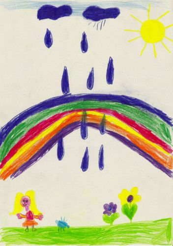 Regenbogengeschichte - Illustration von Julia Bele