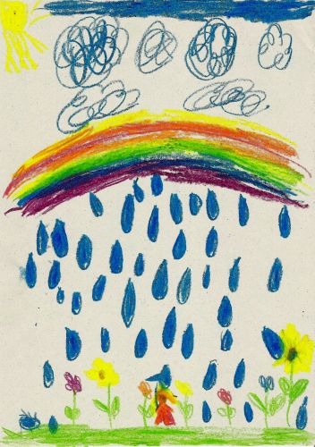 Regenbogengeschichte - Illustration von Britta Sackmann