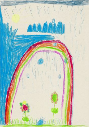 Regenbogengeschichte - Illustration von Victor Tinguely