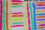 Kinderbild „Punkte und Linien”, gemalt von: Robin (11 Jahre)