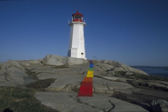 Peggys Cove Light House, Nova Scotia/Canada, May 19th 2003