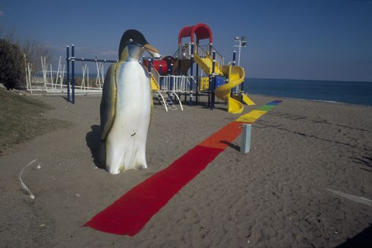 Gögnuk Strand bei Antalya, Türkei, 16. Februar 2004
