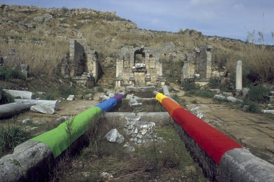 Brunnenheiligtum Perge, Türkei, 20. Februar 2004