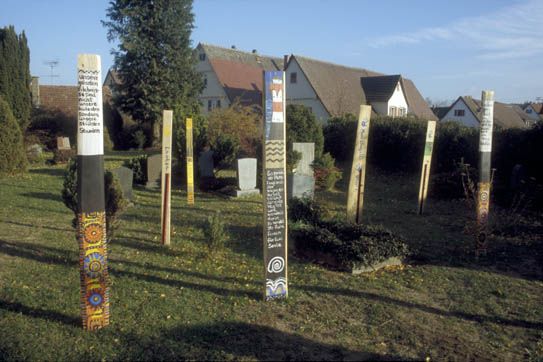 Friedhof Hildrizhausen, Baden-Württemberg, November 2003