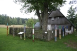 Seelenbretter® von Bali Tollak im Freilandmuseum Grassemann Warmensteinach, Bayern, Juli bis Oktober 2012